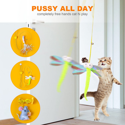 Hanging Interactive Cat Toy Set - Cat Lovers Boutique