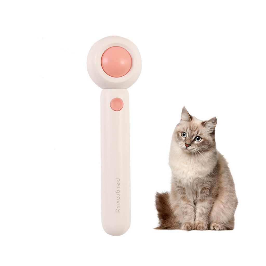 2 in 1 Cat Laser Pointer and Feather Wand Toy - Cat Lovers Boutique